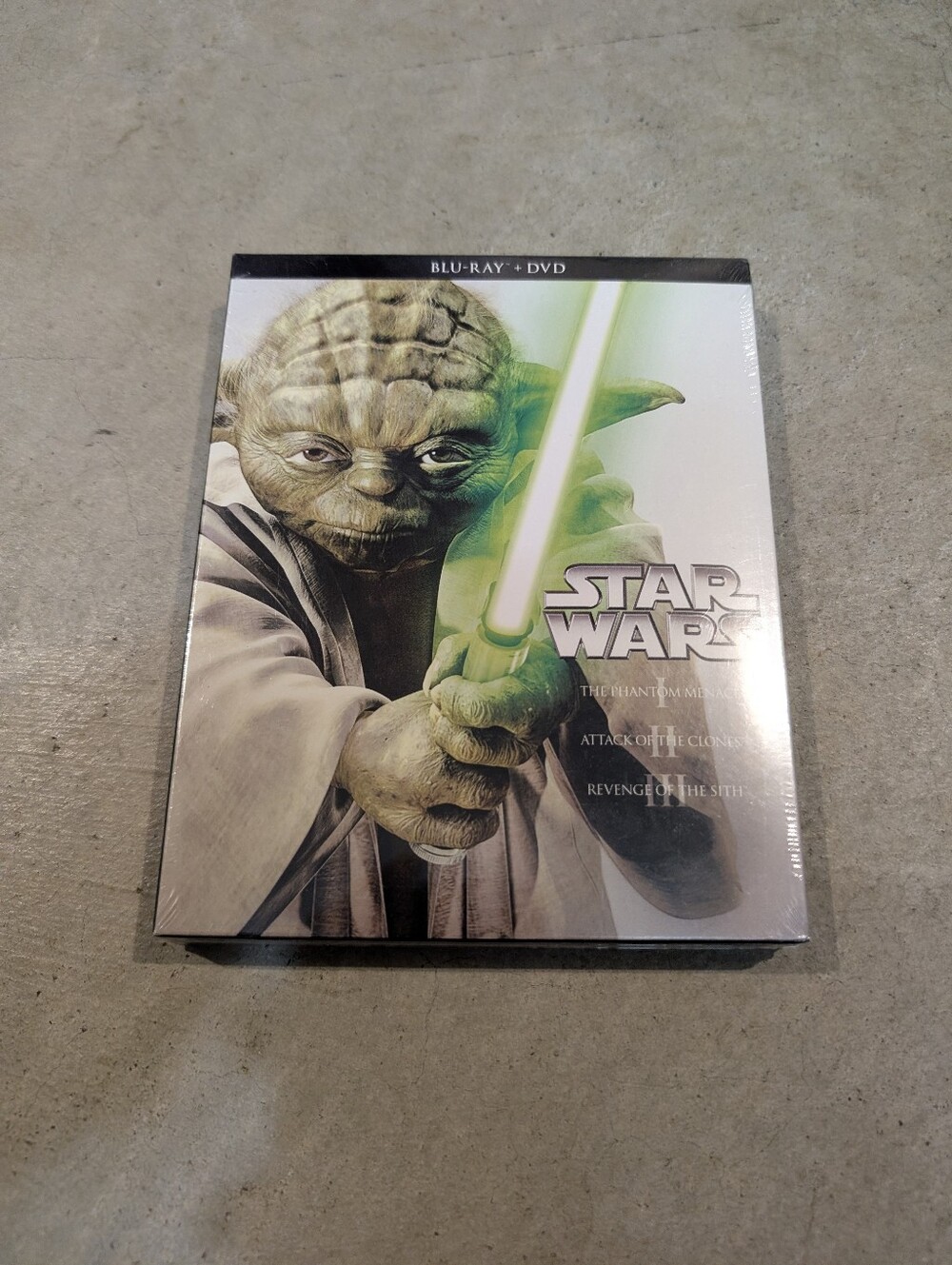 Sealed Star Wars Blu-ray + DVD Set Episodes 1,2,3